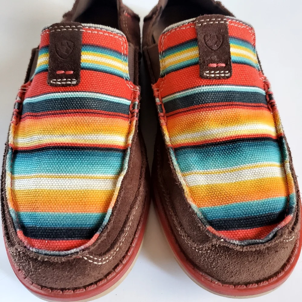 Ariat Kids Moccasins Brown Multicolor Youth 3